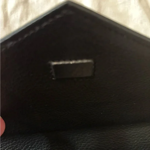 Cuyana Black Leather Clutch with Magnetic Closure Dustbag Included - Picture 10 of 14